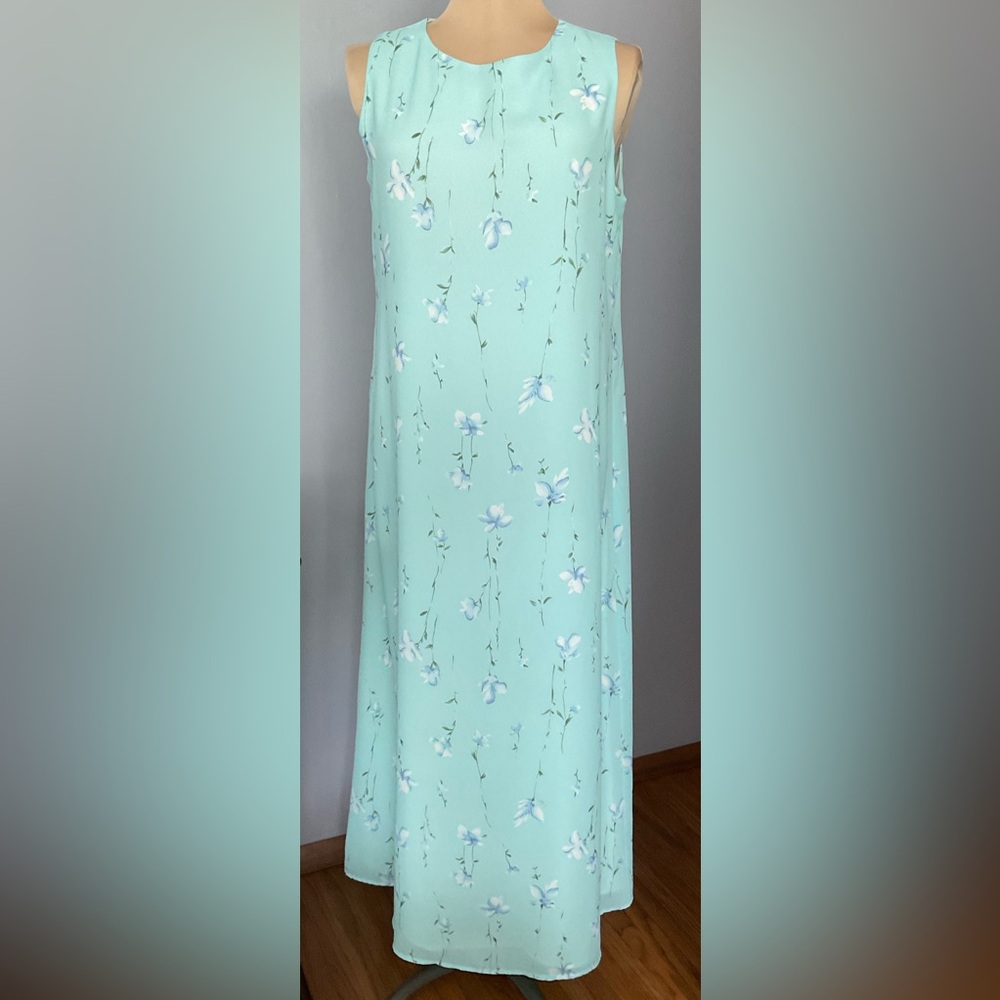 Northern Isles Portraits Mint Green Floral Dress